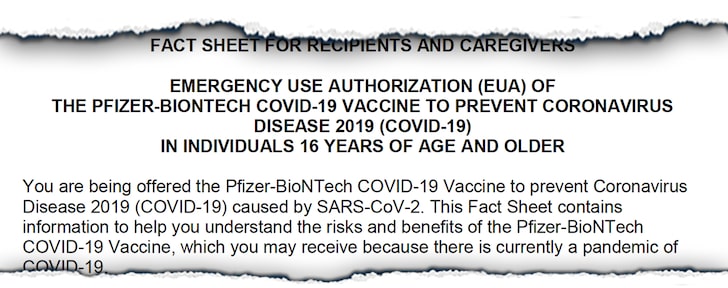 COVID-19 Vaccine Comes with Critical Facts Sheet, Reminder Cards for 2nd Dose