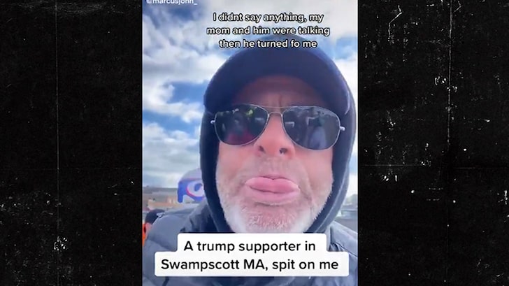 Trump Supporter Spits on People After Saying "All Lives Matter"