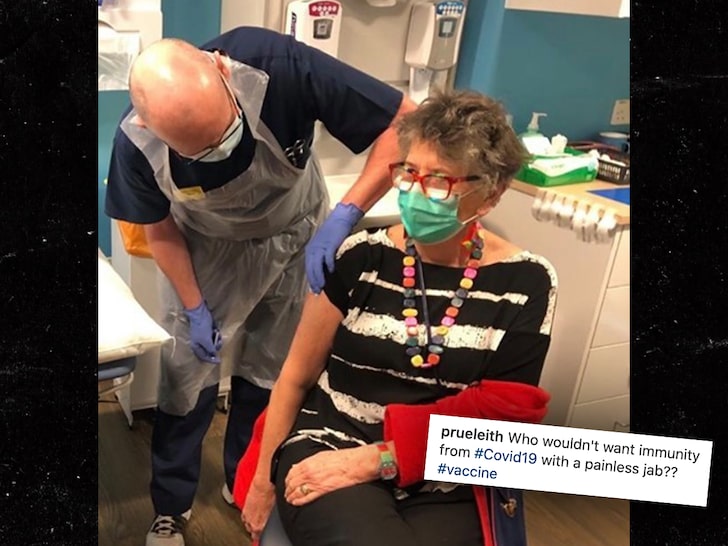 'Great British Bake Off' Star Prue Leith Gets COVID-19 Vaccine