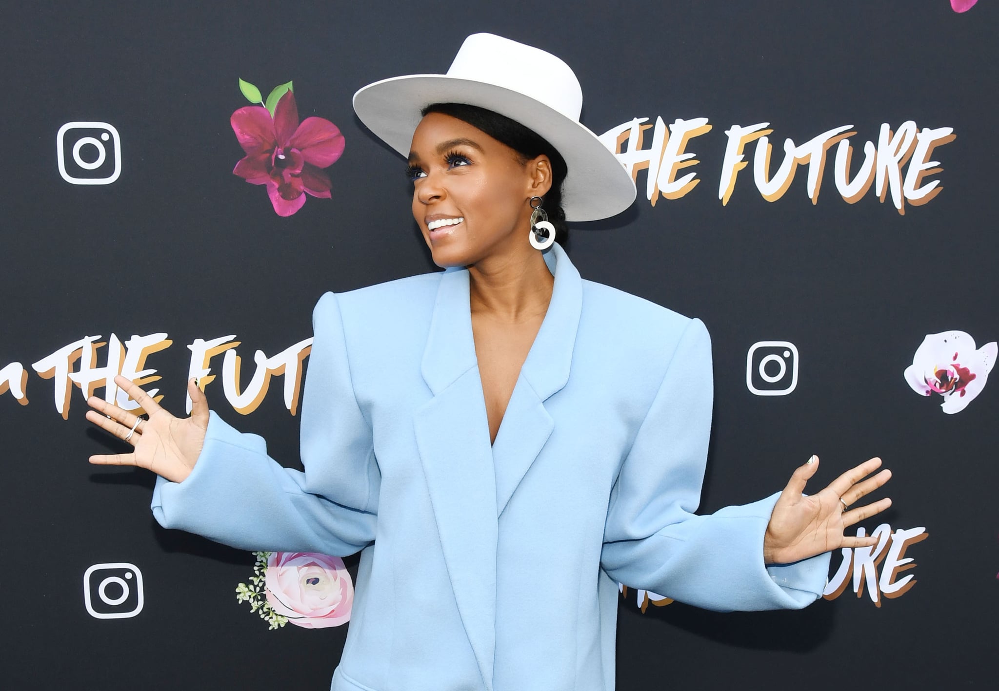 LOS ANGELES, CALIFORNIA - FEBRUARY 08: Janelle Monae attends Janelle Monae x Instagram Fem The Future Brunch on February 08, 2019 in Los Angeles, California. (Photo by Amy Sussman/Getty Images)