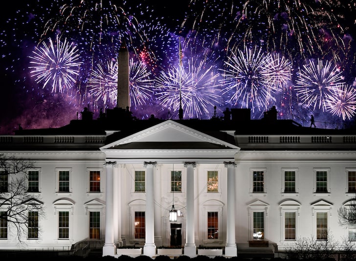 Joe Biden's Inauguration Fireworks Show Used 35,000 Firework Shells