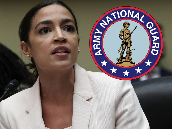AOC Offers Her Office to National Guard, After Members Were Sent to Cold Parking Garage