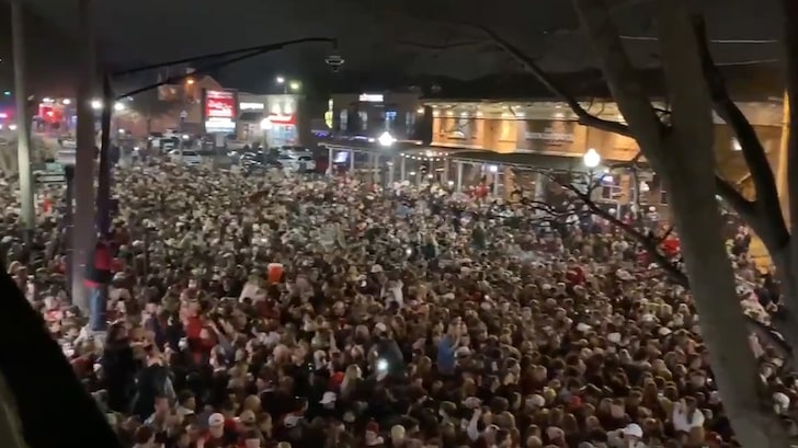 Alabama Fans Pack Tuscaloosa Streets After Championship Win, COVID Nightmare