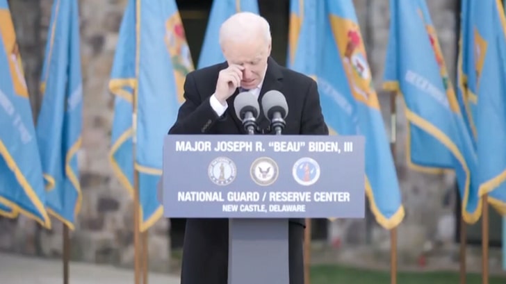 Joe Biden Tears Up During Delaware Farewell Before Heading to D.C.