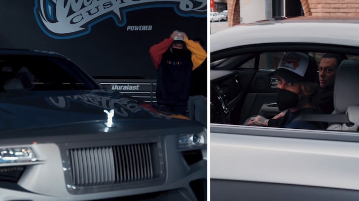 Justin Bieber Cries Upon Seeing Custom Futuristic Rolls-Royce Wraith