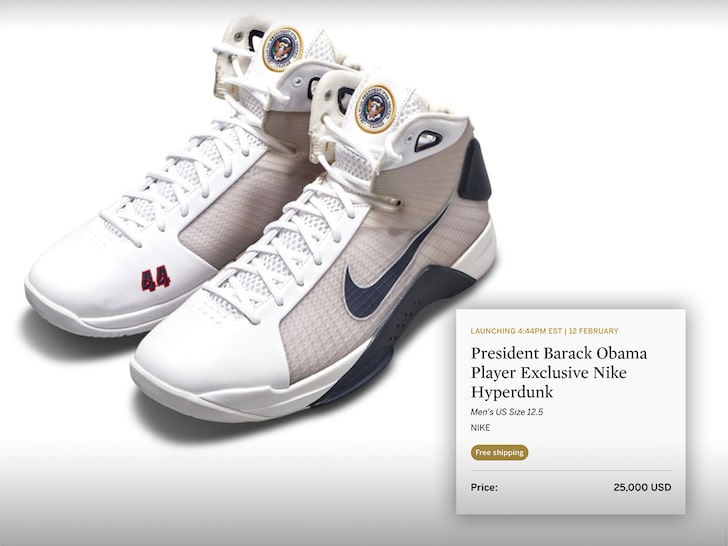 Nike Sneakers Designed for Barack Obama Hit Market for $25k