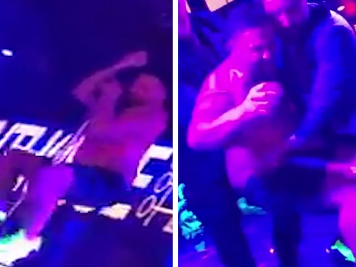 Super Bowl Streaker Hit Strip Club After Game, Dragged Off Stage