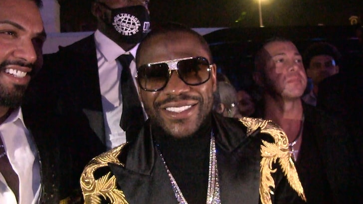 Floyd Mayweather Throws Wild 44th Bday Bash for Himself, Gives Logan Paul Update