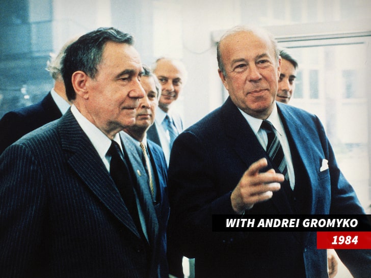 President Reagan's Secretary of State George Shultz Dead at 100