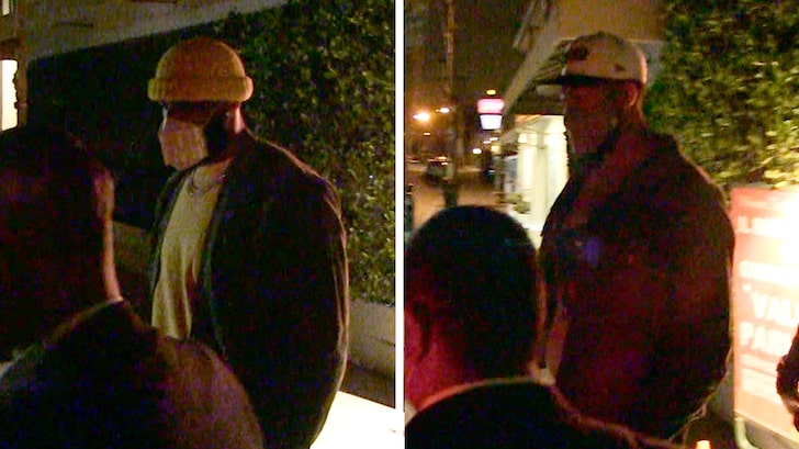 LeBron James Masks Up For Fancy L.A. Couples Dinner with Anthony Davis