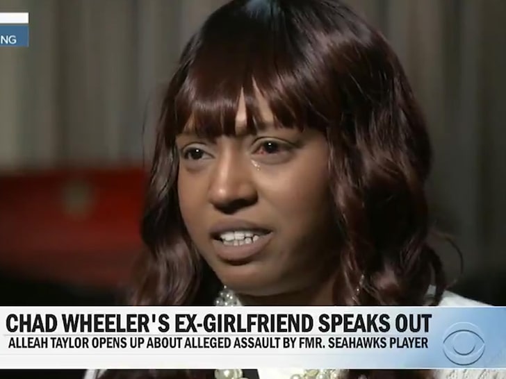 Chad Wheeler GF Alleah Taylor Speaks About Attack, NFL Lineman 'Terrified Me'