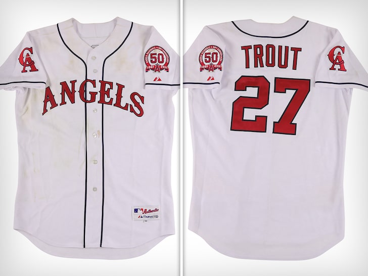 Mike Trout's 1st MLB Jersey Hits Auction Block, Should Sell For Over $1 Mil!