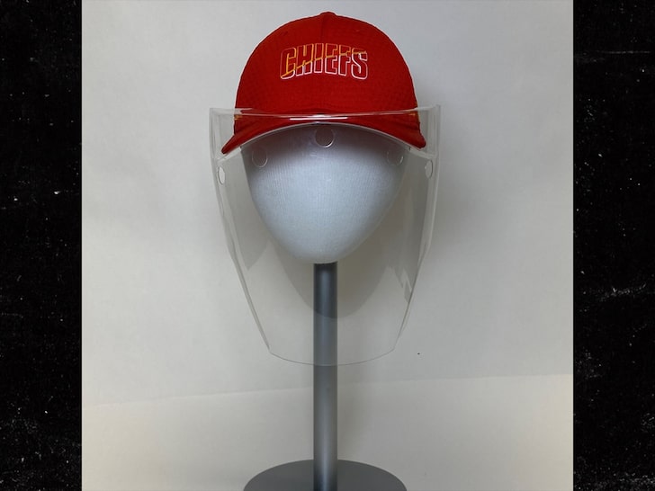 Andy Reid's COVID-19 Face Shield, Hat Get Hall Of Fame Display Treatment