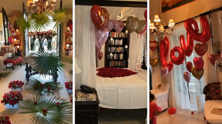 Cardi B, Kulture and Offset Celebrate Valentine's Day with Lots of Flowers