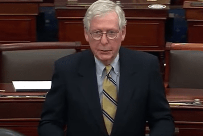 Mitch McConnell Dragged For Confusing Trump Speech