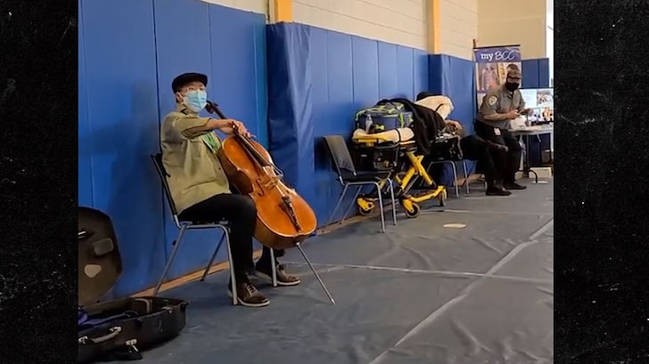 Yo-Yo Ma Performs Clinic Concert After Receiving Second COVID Dose