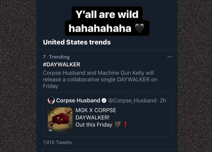 Corpse Husband Announces Music Collaboration With Machine Gun Kelly