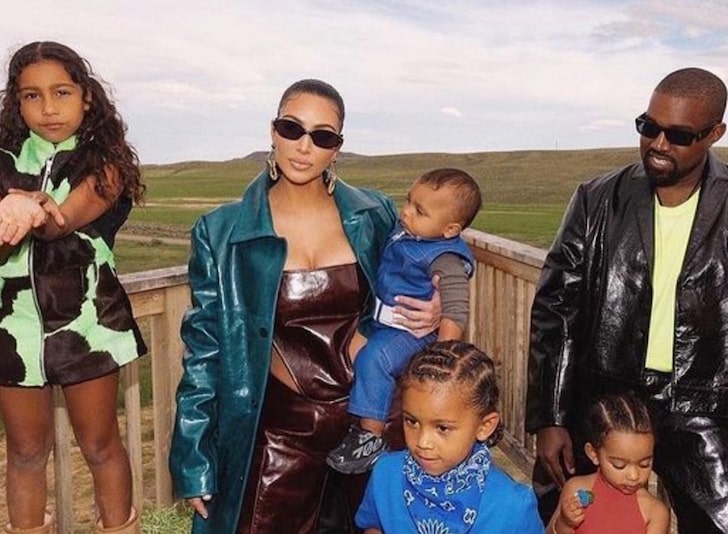 Kim Kardashian and the Kids
