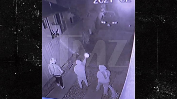 Surveillance Video Shows Men Open Fire on Laney Keyz's L.A. Home