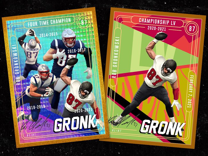 Rob Gronkowski's Epic New Trading Cards