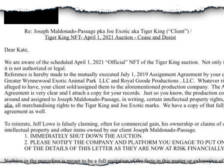 Joe Exotic NFT Auction Forging On Despite Brewing Legal Drama