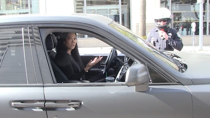 Kimora Lee Simmons Tries to Fight Traffic Ticket While Pleasing a Fan