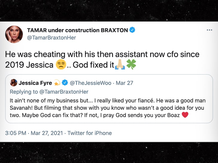 Tamar Braxton's Ex-BF Wants Her to Stop Talking About Alleged Cheating