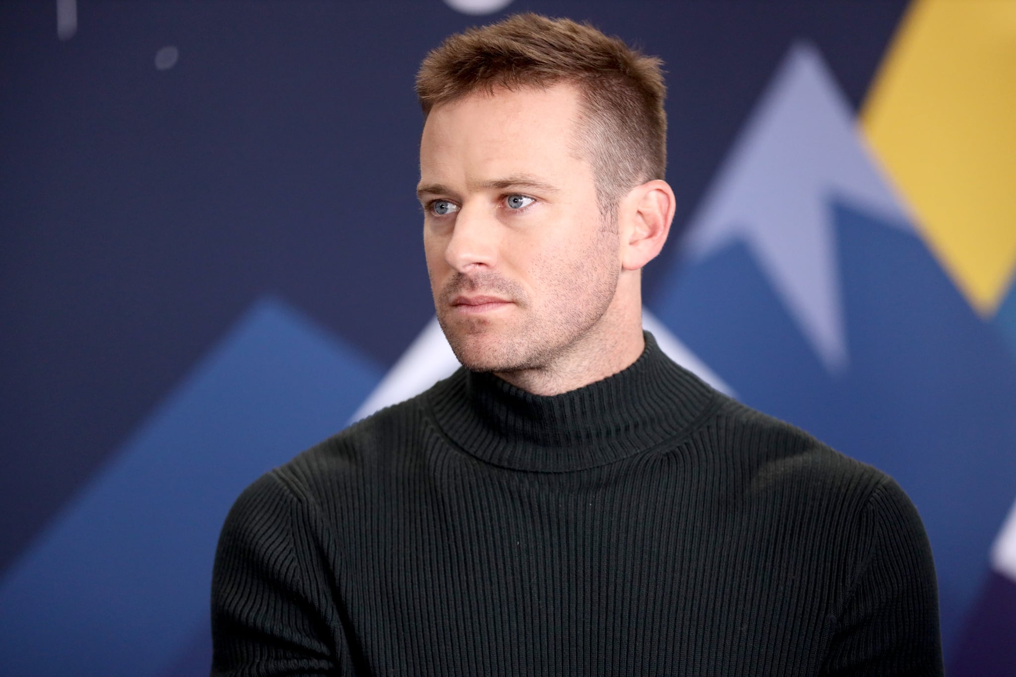 PARK CITY, UT - JANUARY 26:  Armie Hammer of 'Wounds' attends The IMDb Studio at Acura Festival Village on location at The 2019 Sundance Film Festival - Day 2  on January 26, 2019 in Park City, Utah.  (Photo by Rich Polk/Getty Images for IMDb)
