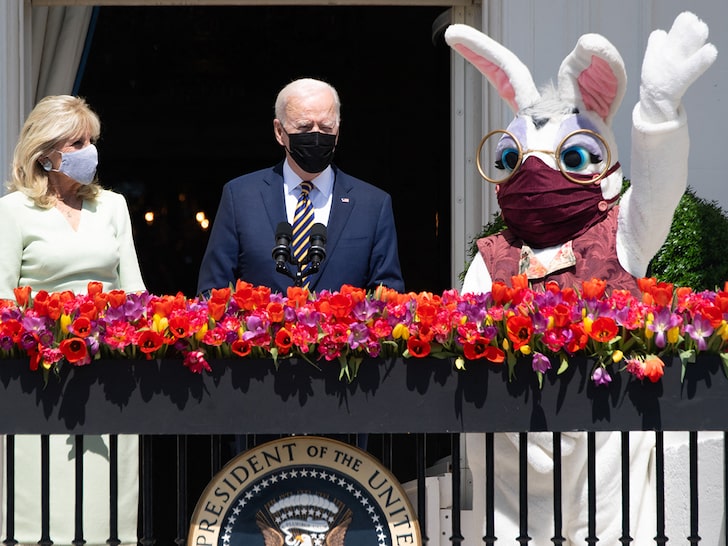 President Joe Biden Introduces Masked Easter Bunny at White House