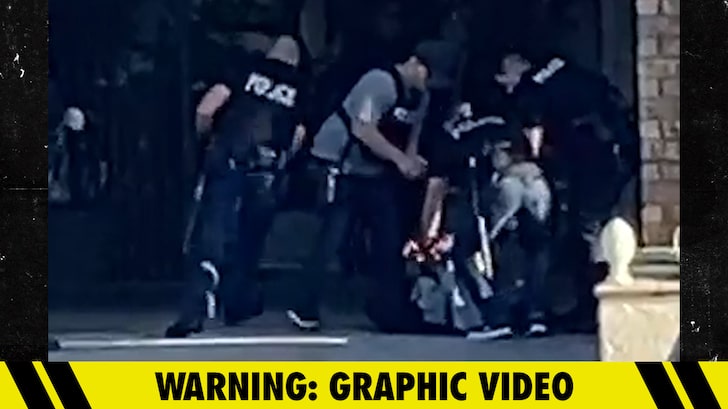 Orange, CA Mass Shooting Suspect Dragged Out of Building by Cops