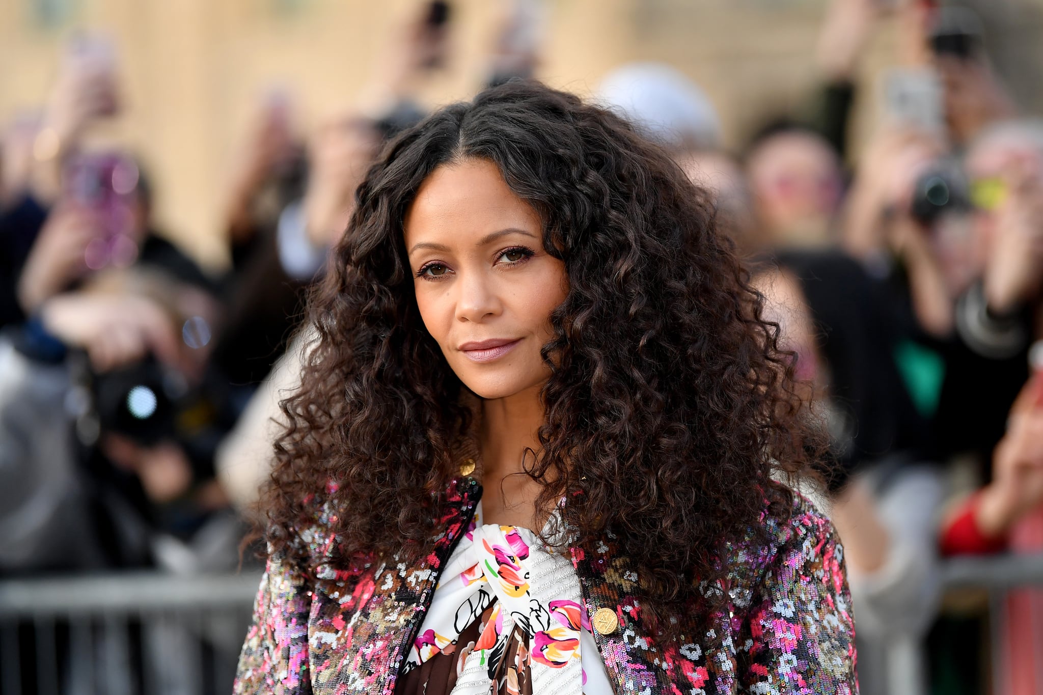 PARIS, FRANCE - MARCH 05: Thandie Newton attends the Louis Vuitton show as part of the Paris Fashion Week Womenswear Fall/Winter 2019/2020  on March 05, 2019 in Paris, France. (Photo by Jacopo Raule/Getty Images)