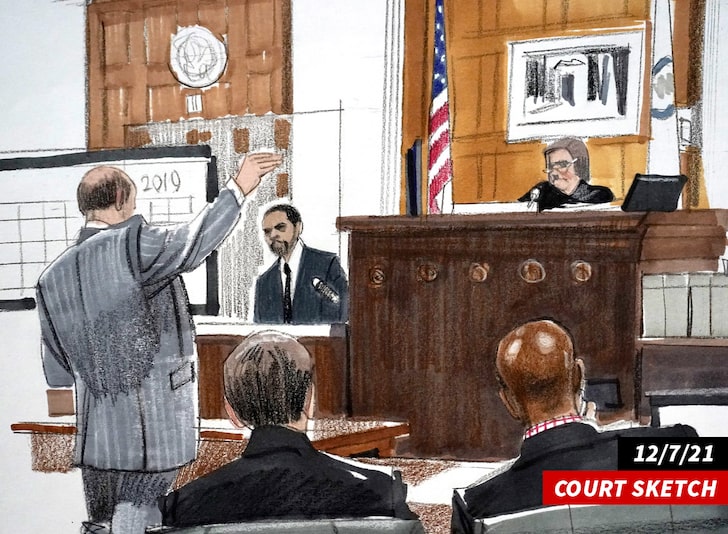 Jussie Smollett courtroom sketch