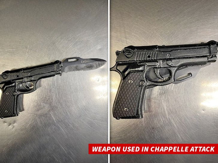 weapon used in chappelle attack