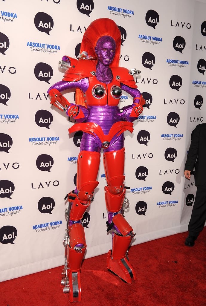 Heidi Klum's 2010 Halloween Costume: Alien