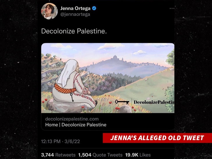 Jenna Ortega alleged old tweet