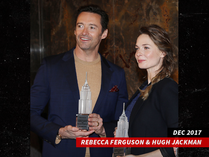 Rebecca Ferguson & Hugh Jackman  Dec 2017