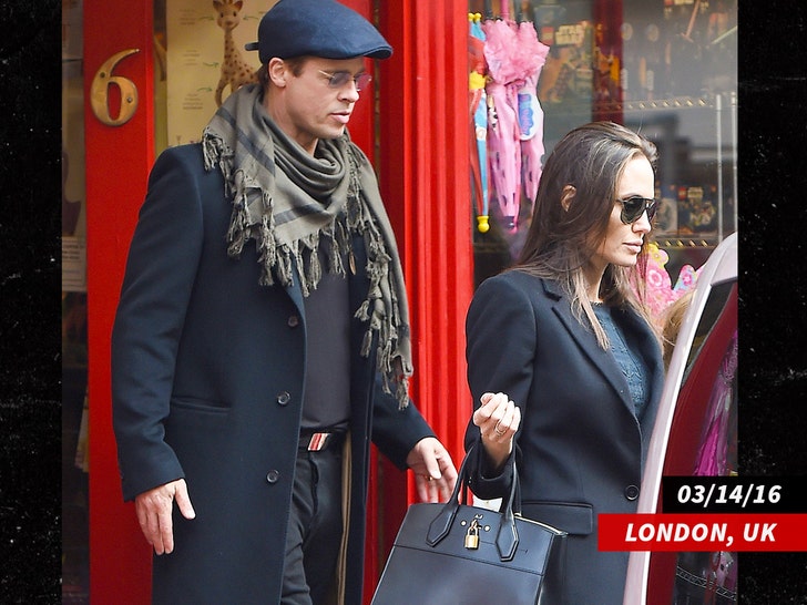 brad pitt Angelina Jolie , london