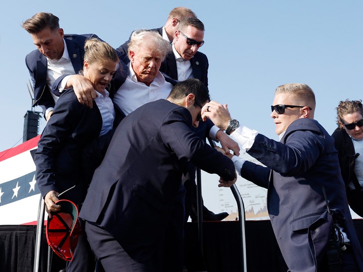 Trump Rushed Off Stage at Rally After Potential Gunshots