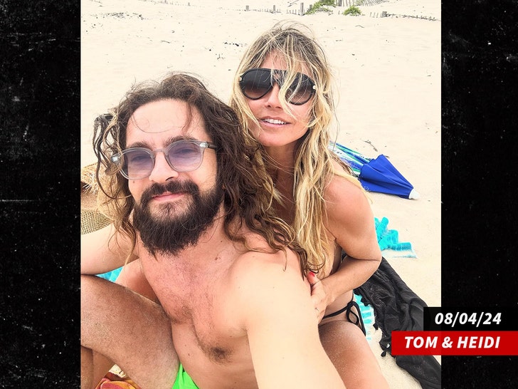 Tom & Heidi klum beach