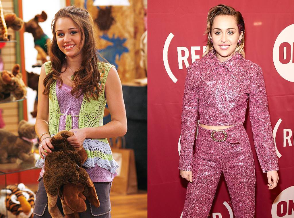 Miley Cyrus, Hannah Montana, Then and Now