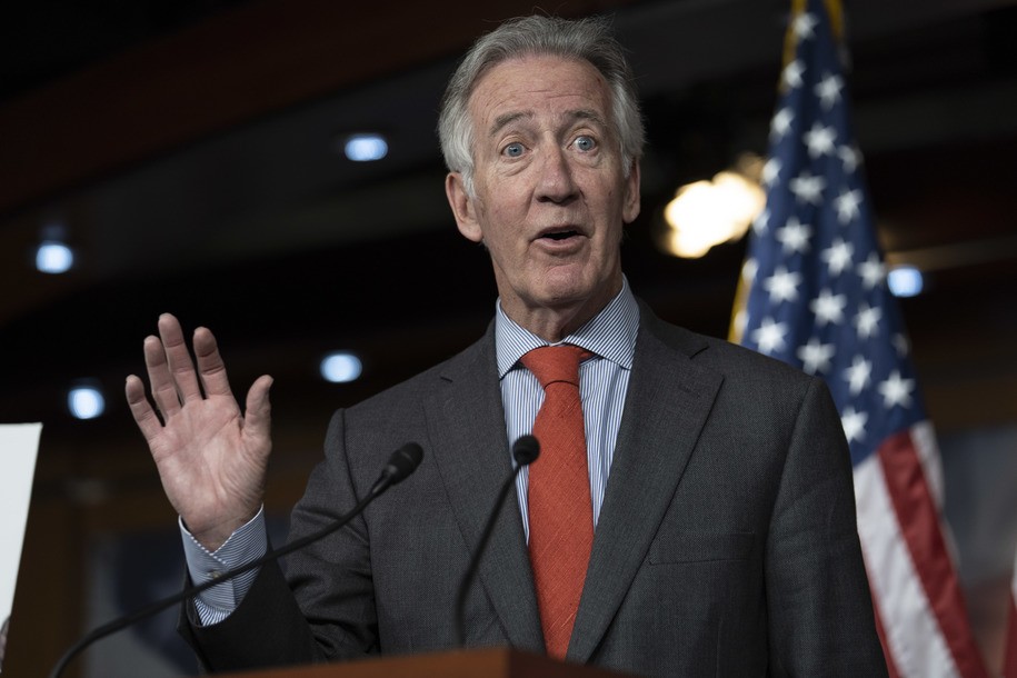 WASHINGTON, DC - JUNE 13: Rep. Richard Neal (D-MA), speaks during a news conference held by House Democrats condemning the Trump Administration