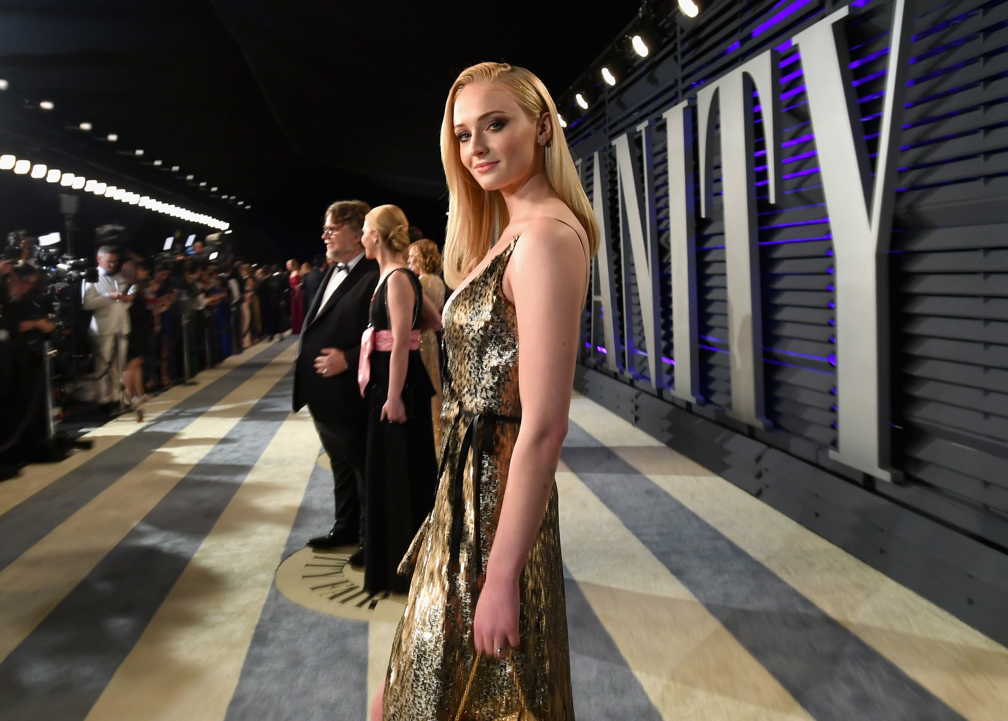 BEVERLY HILLS, CA - FEBRUARY 24:  Sophie Turner attends the 2019 Vanity Fair Oscar Party hosted by Radhika Jones at Wallis Annenberg Center for the Performing Arts on February 24, 2019 in Beverly Hills, California.  (Photo by Mike Coppola/VF19/Getty Images for VF)