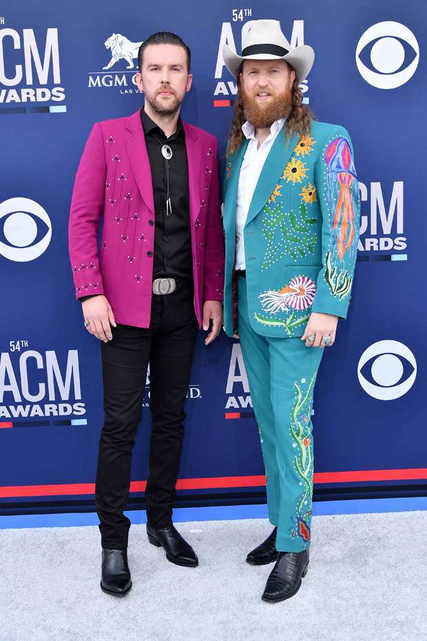 T.J. Osborne and John Osborne of Brothers Osborne54th Annual ACM Awards, Arrivals, Grand Garden Arena, Las Vegas, USA - 07 Apr 2019