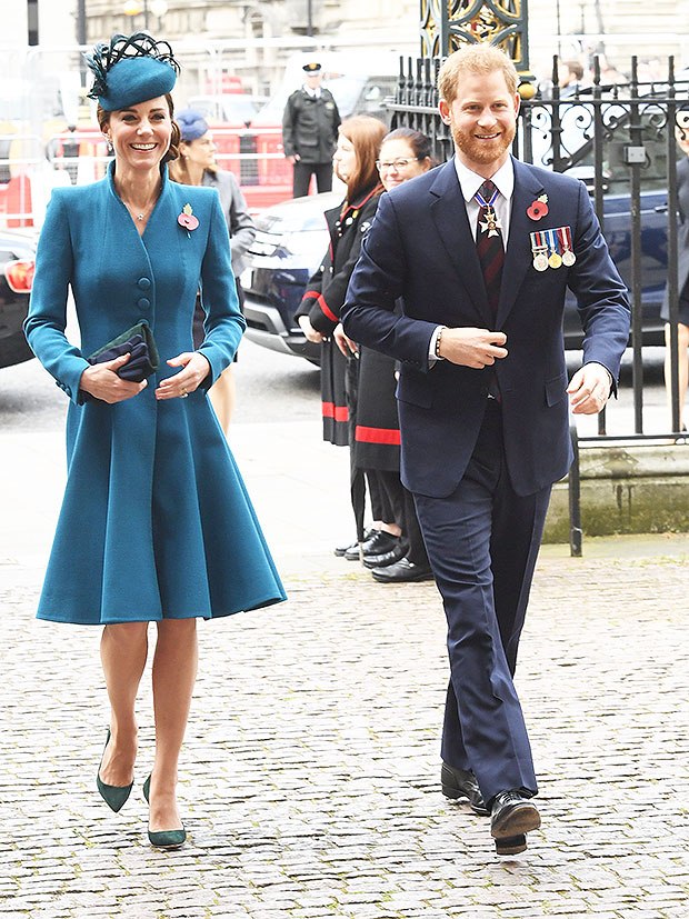 Prince Harry Kate Middleton smile Anzac