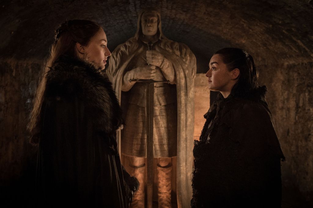 game of thrones sansa arya Sophie Turner Trolled Maisie Williams’s ‘Game of Thrones’ Kill & We Love Her For It