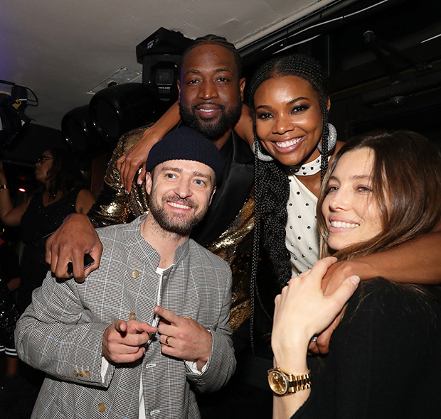 Dwyane Wade, Gabrielle Union, Justin Timberlake & Jessica Biel