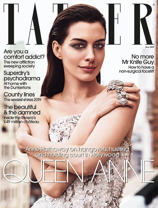 Tatler cover Anne Hathaway