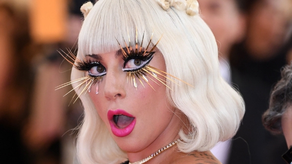 lady gaga eyelashes Lady Gaga Has Already Won the Met Gala in 3D Spiked Eyelashes