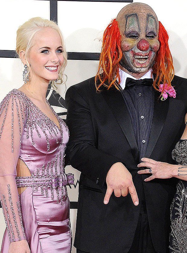 Shawn Crahan & daughter Gabrielle on the red carpet