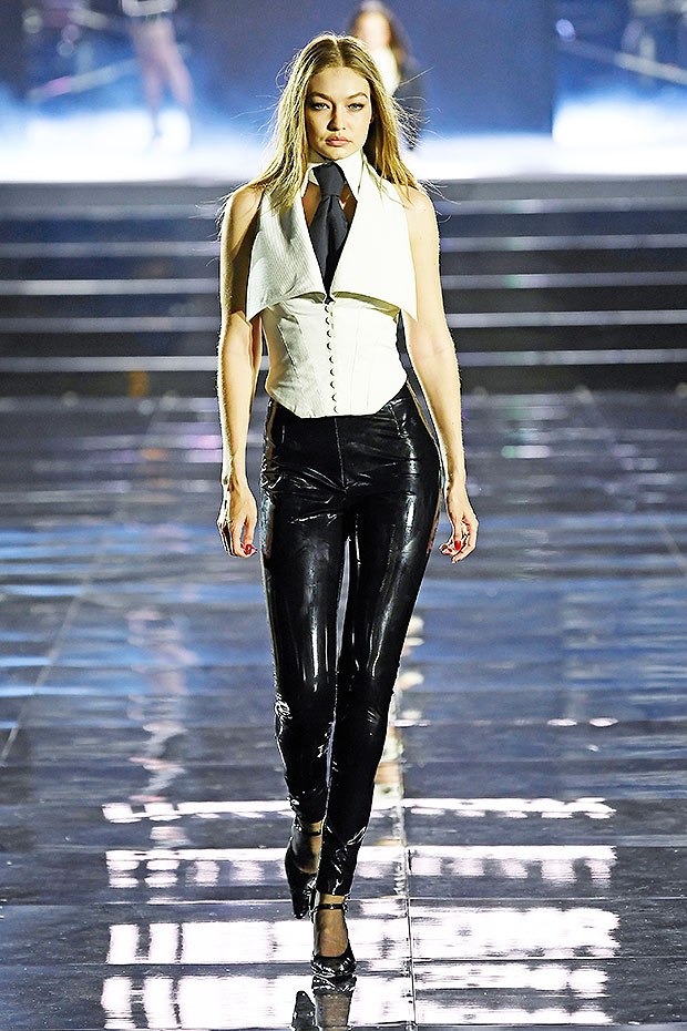 Gigi bella hadid leather pants